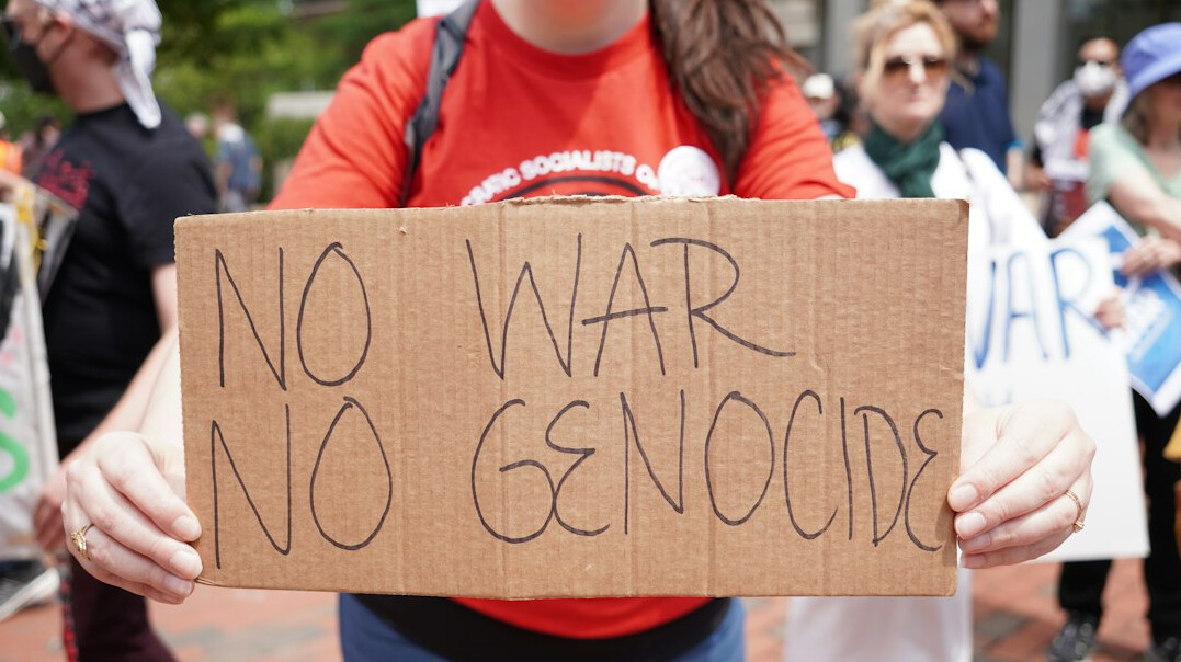 young people at democratic rally