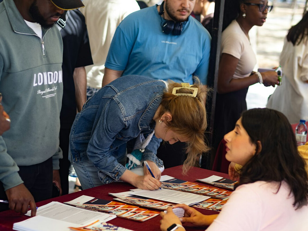 young people volunteering for election